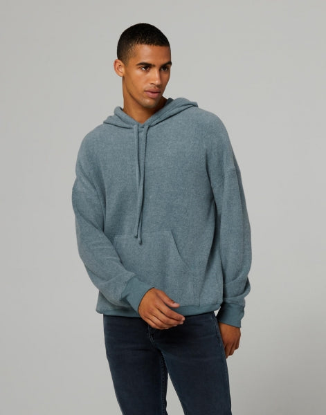 Unisex Sueded Fleece Pullover Hoodie