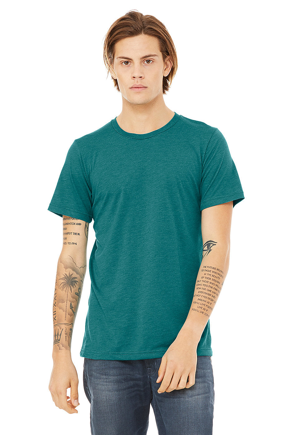 Unisex Triblend Short Sleeve Shirt in vielen Farben bestellen