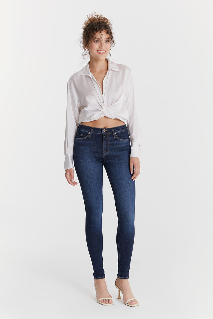 SOPHIA High Waist Super Skinny Jeans