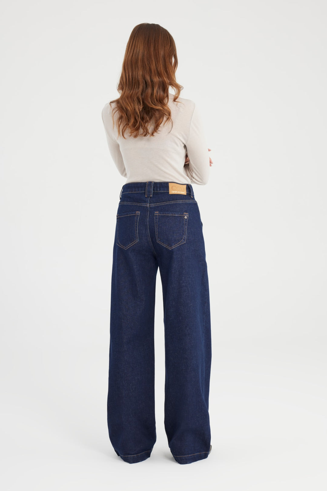 LULU High Waist Jeans raw denim
