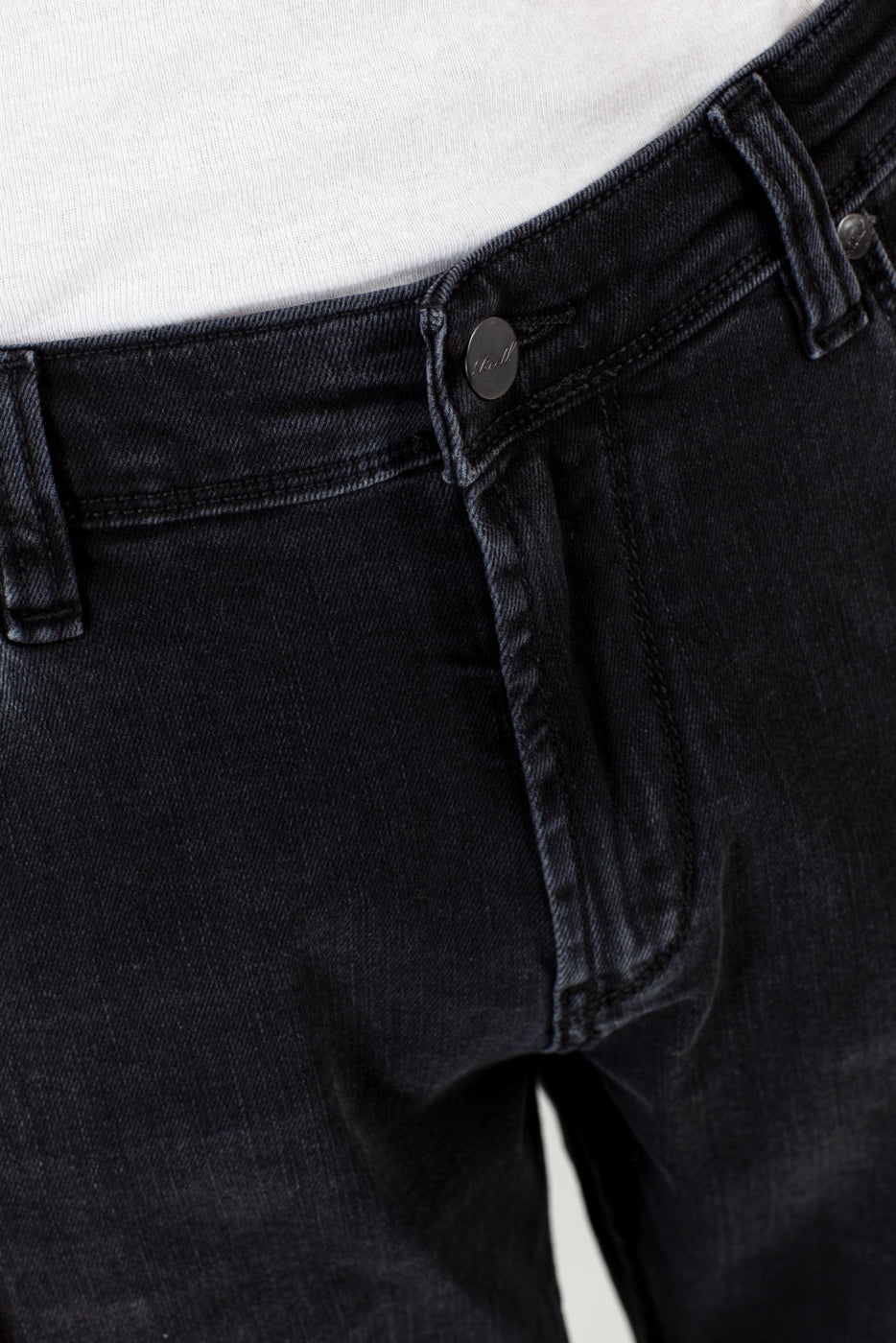 NOVA 2  Black Wash - Tapered Fit Jeans