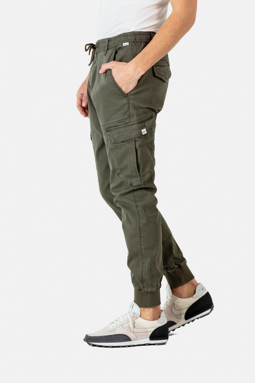 Reell Reflex Rib Cargo Herren Hose olive - Unikat Store Karlsruhe