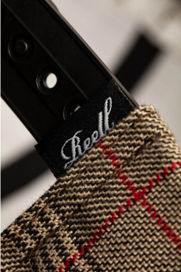 Reell Suede 6-Panel Cap, Sand Check