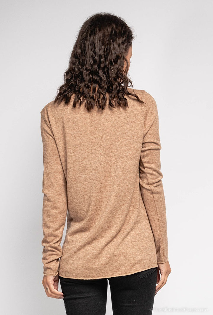 Basic-Pullover mit V-Ausschnitt