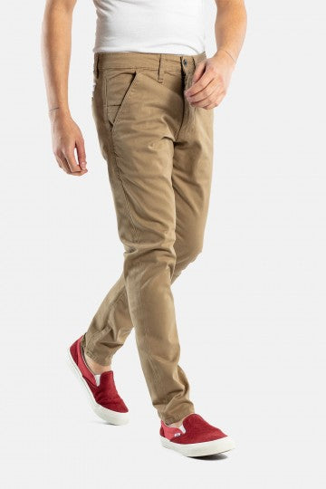 Reell Flex Tapered Chino Hose für Herren, Farbe: darksand