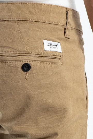 Reell Flex Tapered Chino Hose für Herren, Farbe: darksand